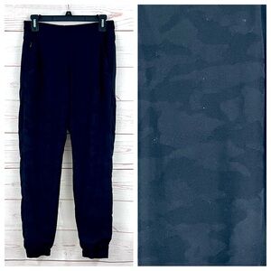 Athleta Brooklyn Camo Lux Textured Lined Jogger Lounge Pants